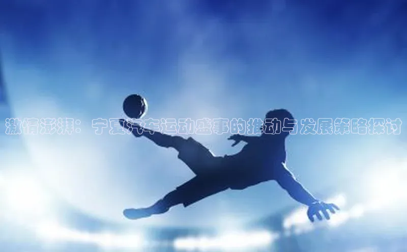 激情澎湃：宁夏汽车运动盛事的推动与发展策略探讨